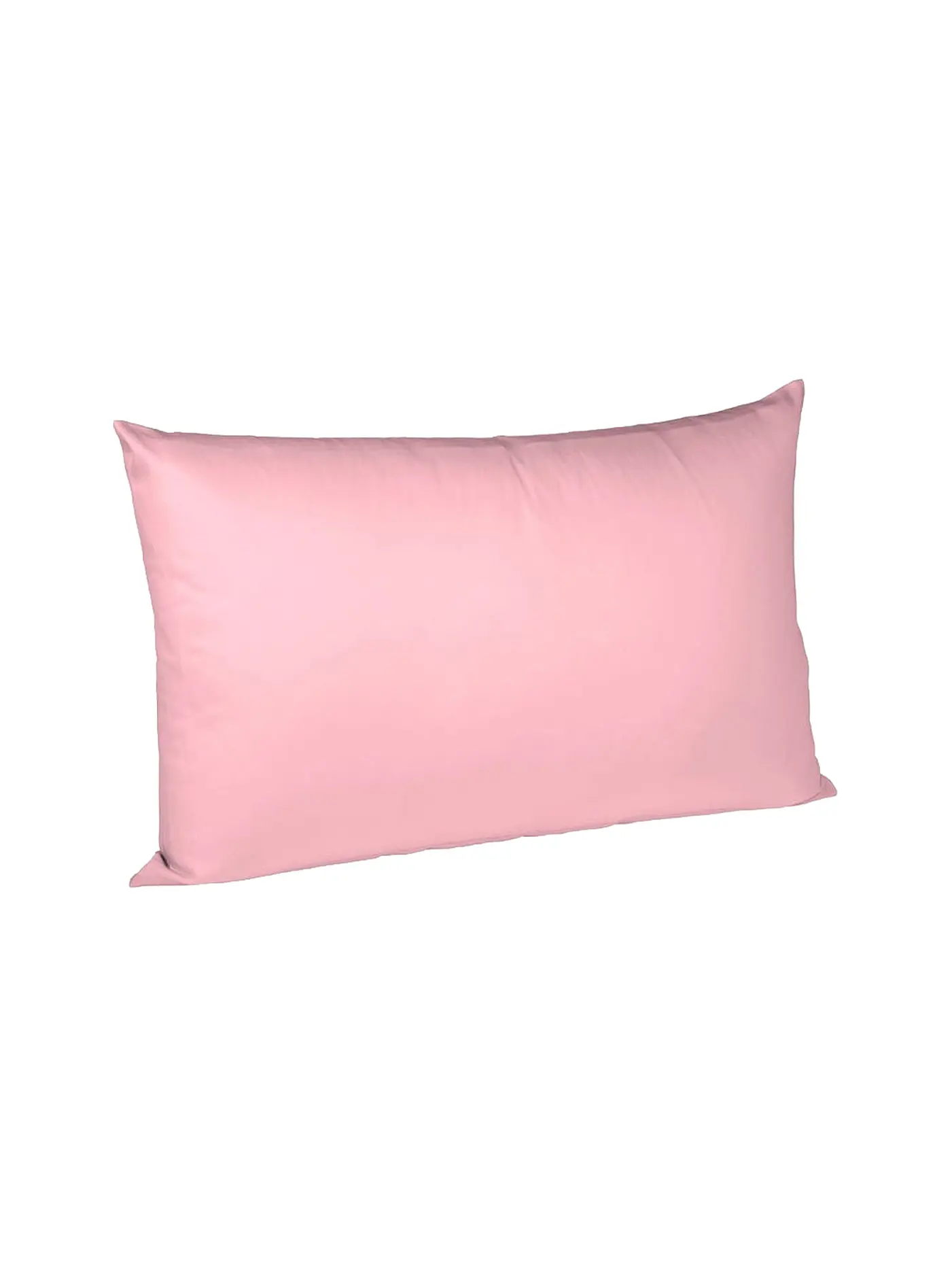 FLEURESSE | Satin-Kissenbezug "Royal Uni" 2-er 40x80cm (Silber) | rosa